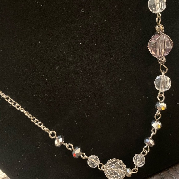 M: Grey & Silver Necklace - Picture 8 of 10